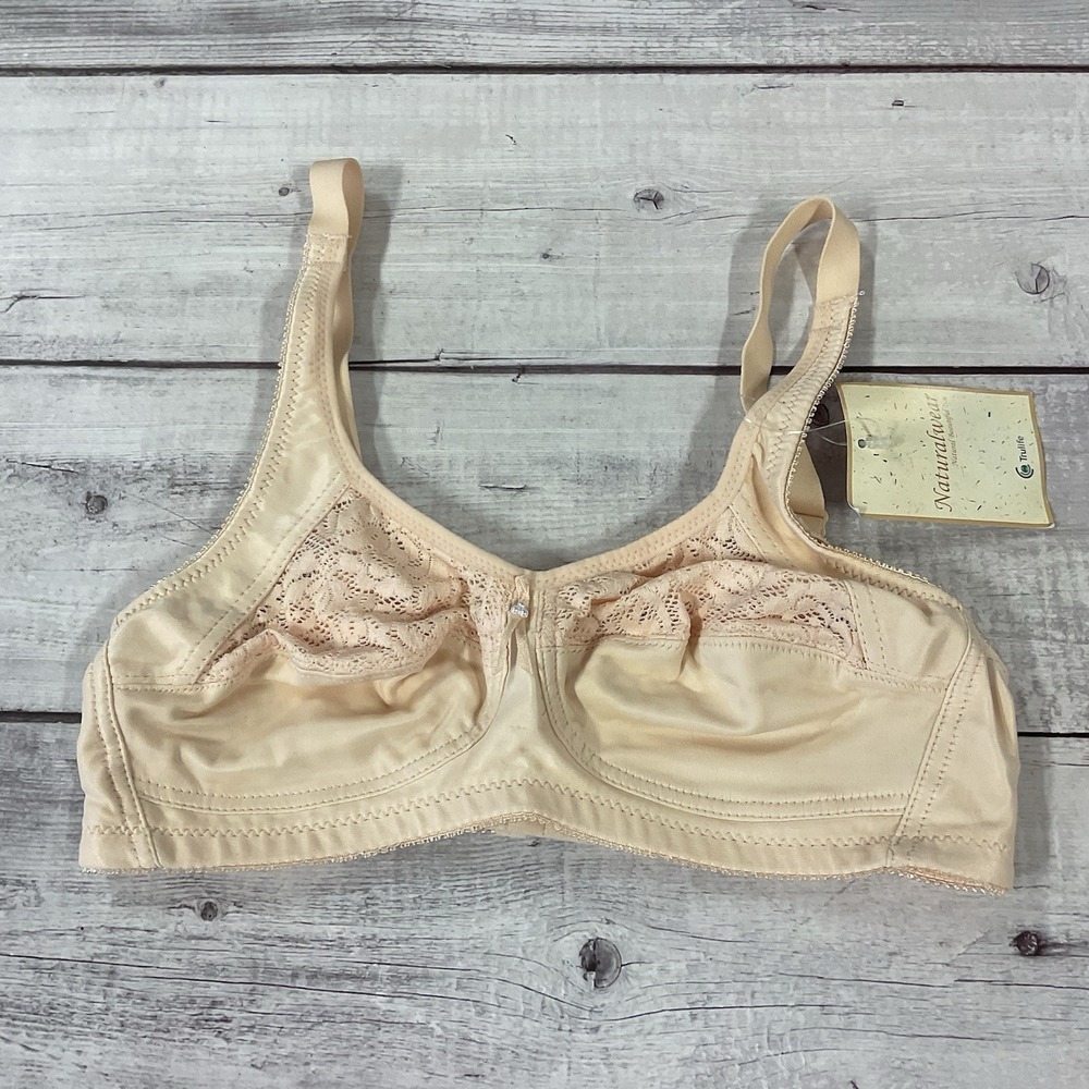 Trulife Naturalwear Mastectomy Bra Womens 34B Nude Wireless 412